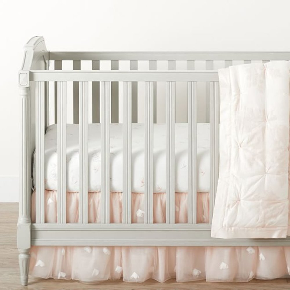 Pottery Barn Monique Lhuillier Ethereal Tulle Crib Skirt